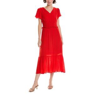 Nanette Nanette Lepore Womens  Midi Dress, Red